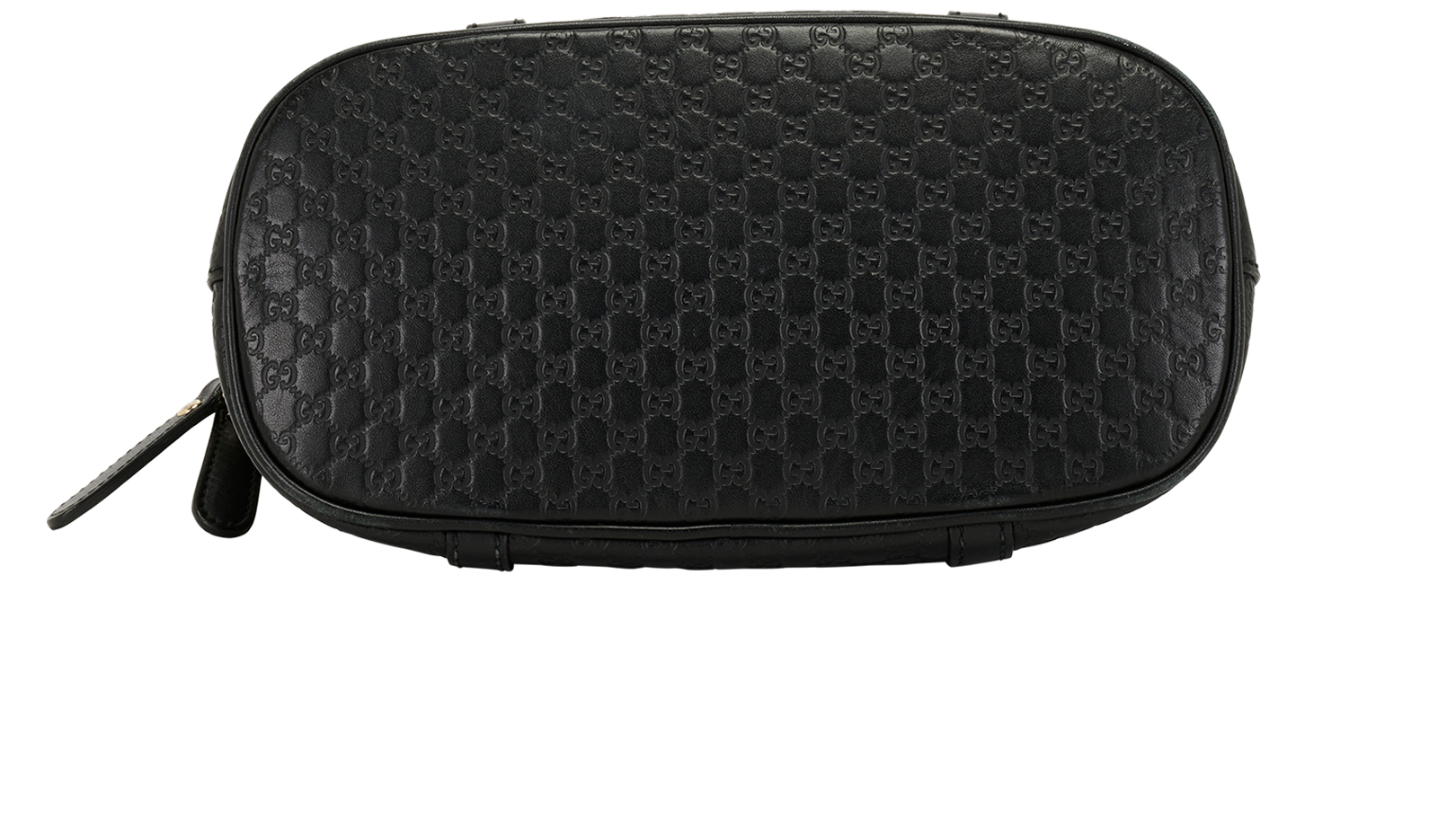 Mini Microguccissima Dome Bag, &pound;450, Handbags, Black, Leather, Top view